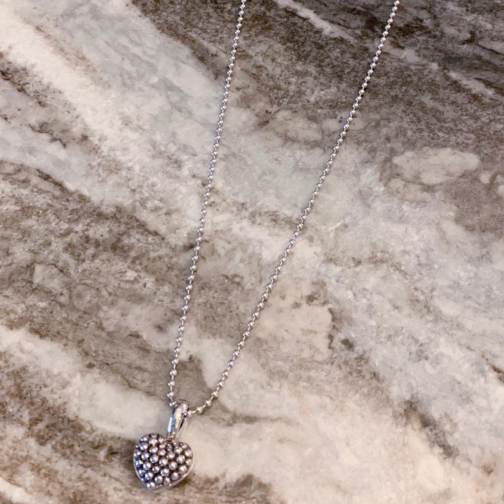 LAGOS Caviar Heart Pendant. Beautiful and Classic. Like new. - Picture 6 of 6